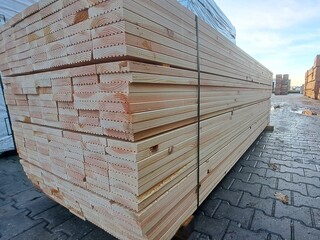 Ca. 112x Douglas veer en groef, 28x145mm, lengte 300cm
